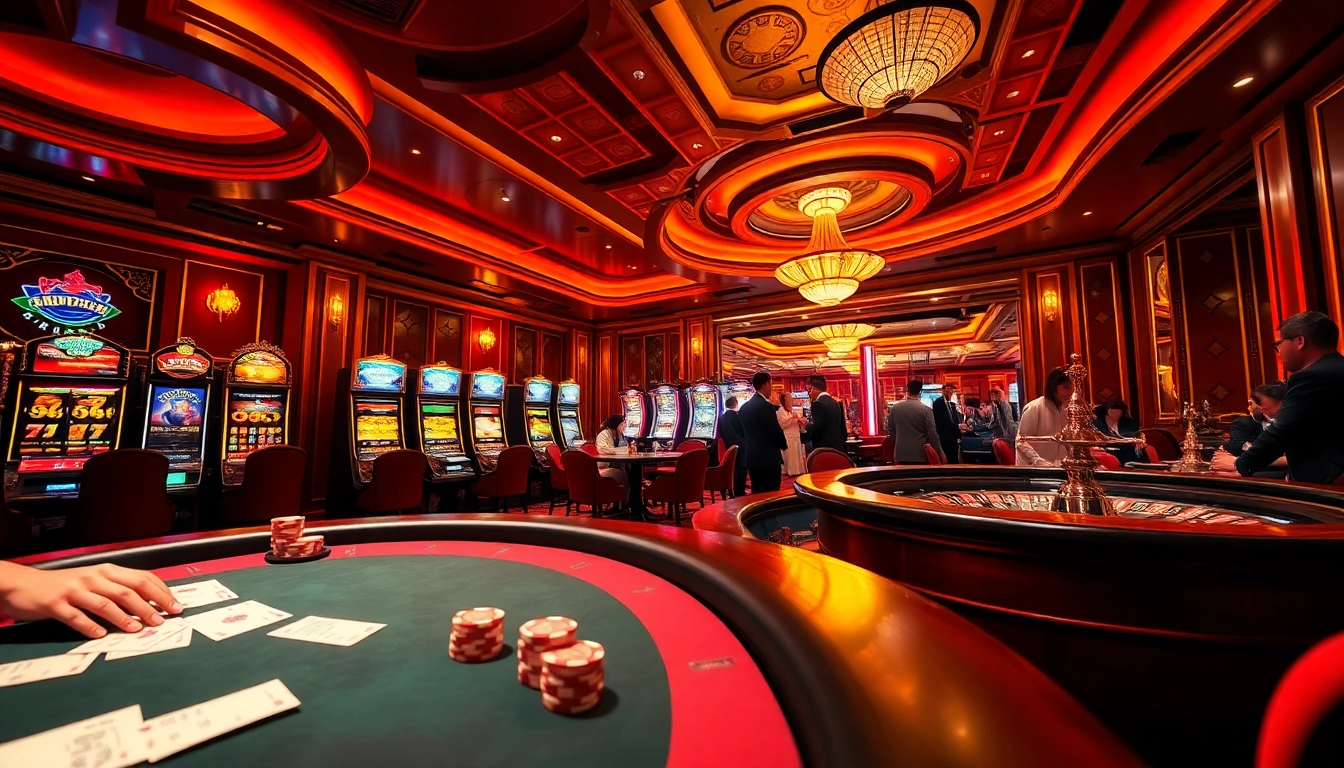 Experience the excitement of trang chủ okfun with live gambling action at the casino tables.