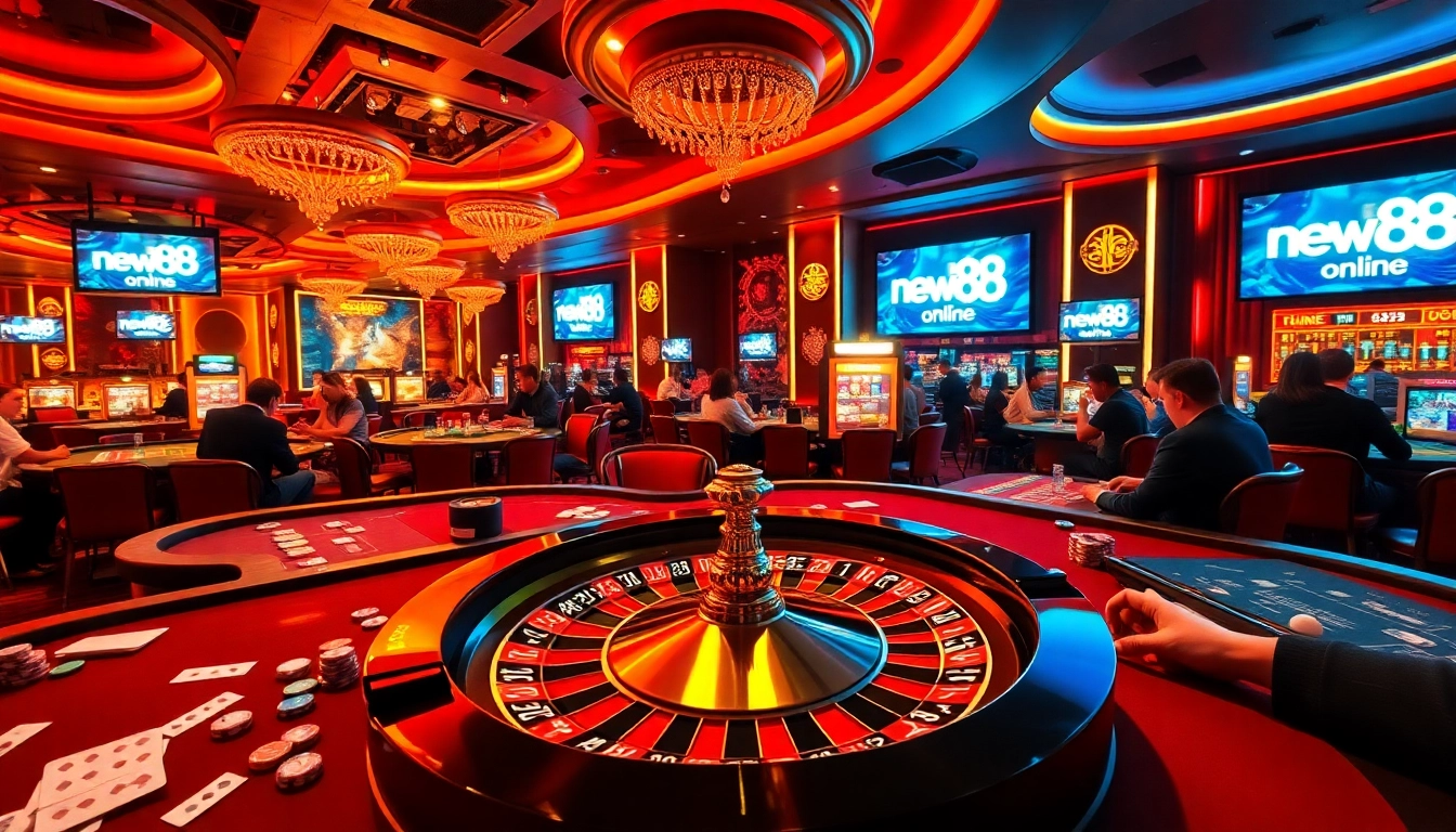 Experience the thrill of new88 online casino games at our vibrant tables.
