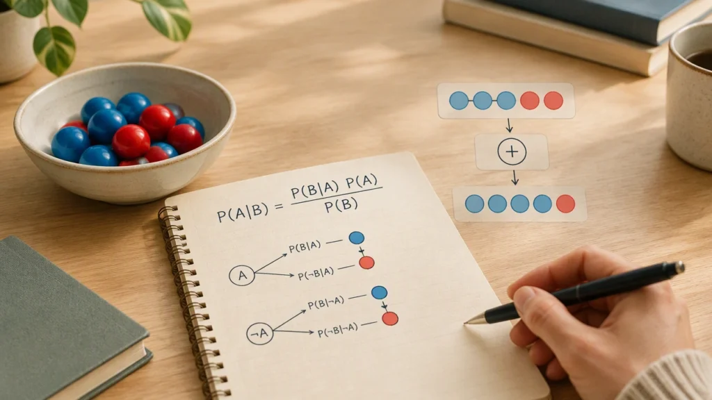 Cách sử dụng định lý Bayes để cập nhật xác suất
