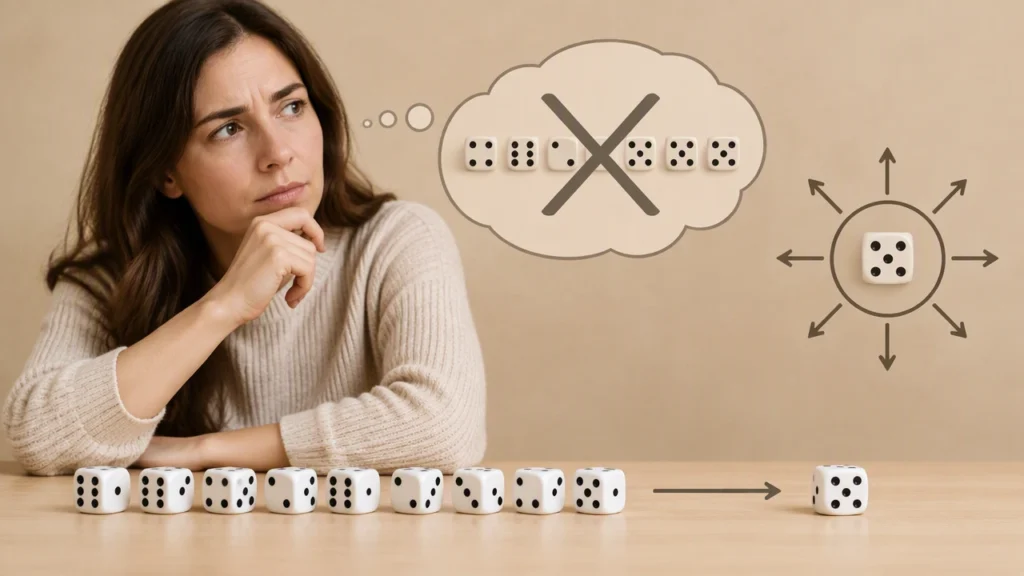 Xác suất và lý do tại sao các sự kiện ngẫu nhiên trong quá khứ không ảnh hưởng đến kết quả tương lai